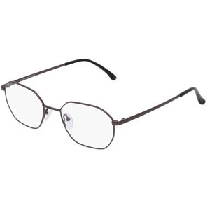 Fielmann ROW Fielmann BD 535 CL Herren-Brille inkl. Gläser Vollrand Eckig Edelstahl-Gestell 53mm/20mm/145mm, Grau