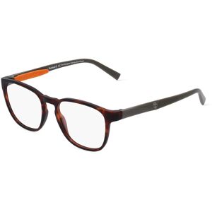 Marcolin Deutschland Timberland TB1745 Unisex-Brille inkl. Gläser Vollrand Eckig Kunststoff-Gestell 52mm/18mm/145mm, braun