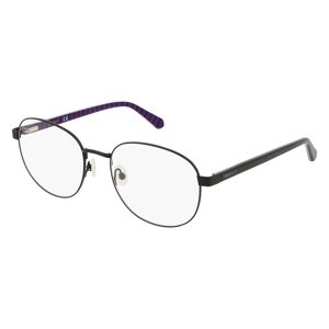 Marcolin Deutschland Gant GA3252 Unisex-Brille inkl. Gläser Vollrand Rund Metall-Gestell 55mm/19mm/145mm, schwarz