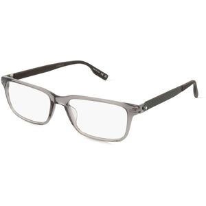 Kering Eyewear Montblanc MB0252O Herren-Brille inkl. Gläser Vollrand Rechteckig Acetat-Gestell 56mm/18mm/145mm, grau