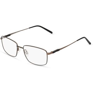 Fielmann ROW Fielmann CHARME 0842 CL Herren-Brille inkl. Gläser Vollrand Eckig Titan-Gestell 55mm/18mm/145mm, braun