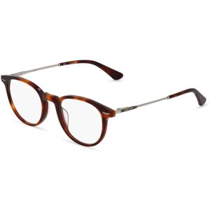 De Rigo Police VPLD 93 Herren-Brille inkl. Gläser Vollrand Panto Kunststoff-Gestell 50mm/21mm/145mm, braun