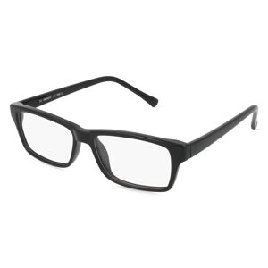 Fielmann ROW Fielmann MC 598 CL Herren-Brille inkl. Gläser Vollrand Eckig Propionat-Gestell 50mm/14mm/135mm, Schwarz