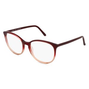 Fielmann ROW Fielmann JIL 007 RN Damen-Brille inkl. Gläser Vollrand Oval Acetat-Gestell 52mm/18mm/140mm, rot