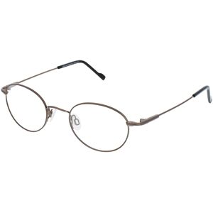 Eschenbach Titanflex 3666 Herren-Brille inkl. Gläser Vollrand Panto Titanflex-Gestell 49mm/21mm/145mm, grau