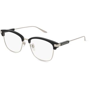 Kering Eyewear Gucci GG1439OK Herren-Brille inkl. Gläser Vollrand Eckig Recycled Acetat-Gestell 53mm/18mm/145mm, schwarz