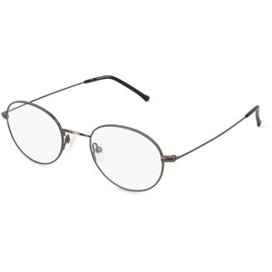 Fielmann ROW Fielmann BD 350 PANTO CL Unisex-Brille inkl. Gläser Vollrand Panto Edelstahl-Gestell 48mm/21mm/145mm, grau