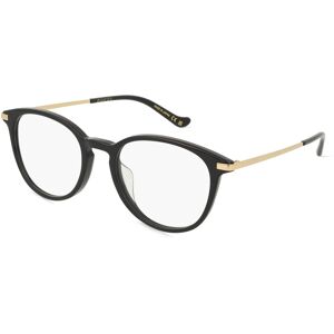 Kering Eyewear Gucci GG1466OA Unisex-Brille inkl. Gläser Vollrand Panto Acetat-Gestell 51mm/19mm/145mm, schwarz