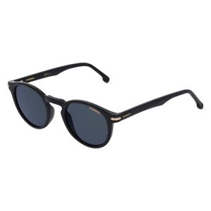 Safilo Carrera 301/S Unisex-Sonnenbrille Vollrand Rund Kunststoff-Gestell, schwarz