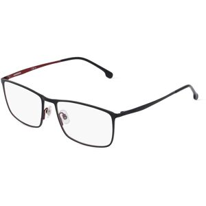 Safilo Carrera 8857 Herren-Brille inkl. Gläser Vollrand Eckig Titan-Gestell 57mm/17mm/145mm, schwarz