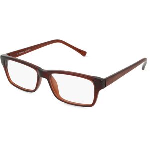 Fielmann ROW Fielmann MC 598 CL Herren-Brille inkl. Gläser Vollrand Eckig Propionat-Gestell 50mm/14mm/135mm, Braun