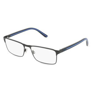 Luxottica Polo Ralph Lauren PH1207 Herren-Brille inkl. Gläser Vollrand Rechteckig Metall-Gestell 54mm/16mm/145mm, schwarz