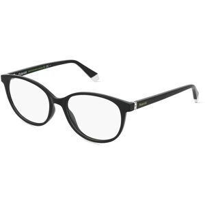 Safilo Polaroid PLD D467 Damen-Brille inkl. Gläser Vollrand Rechteckig Kunststoff-Gestell 54mm/17mm/145mm, schwarz