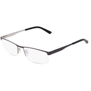 Fielmann ROW Fielmann 2127 FLEX CL Herren-Brille inkl. Gläser Nylor Eckig Metall-Gestell 53mm/18mm/135mm, grau