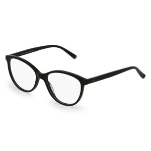 Fielmann ROW Fielmann LN 002 CL Damen-Brille inkl. Gläser Vollrand Butterfly Acetat-Gestell 53mm/16mm/135mm, schwarz