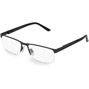 Fielmann ROW Fielmann 2178 FLEX CL Herren-Brille inkl. Gläser Nylor Eckig Titan-Gestell 57mm/17mm/140mm, grau