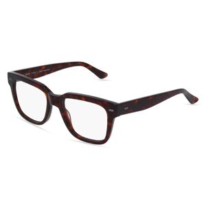 Fielmann ROW Fielmann LN 034 CL Unisex-Brille inkl. Gläser Vollrand Eckig Acetat-Gestell 53mm/19mm/145mm, braun