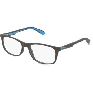 Safilo Polaroid PLD D478 Herren-Brille inkl. Gläser Vollrand Rechteckig Kunststoff-Gestell 54mm/17mm/145mm, braun