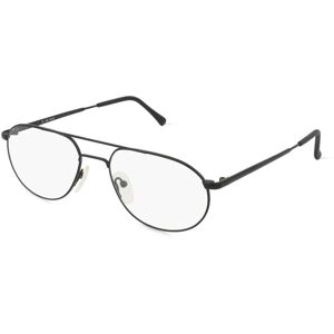 Fielmann ROW Fielmann MC 176 TR Herren-Brille inkl. Gläser Vollrand Pilot Metall-Gestell 52mm/16mm/135mm, schwarz