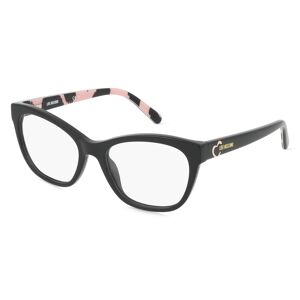 Safilo Love Moschino MOL598 Damen-Brille inkl. Gläser Vollrand Cateye Acetat-Gestell 53mm/18mm/140mm, Schwarz