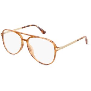 Luxottica Michael Kors MK4096U Damen-Brille inkl. Gläser Vollrand Pilot Kunststoff-Gestell 56mm/14mm/140mm, braun