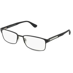 Safilo Tommy Hilfiger Eyewear TH 1545 Herren-Brille inkl. Gläser Vollrand Eckig Metall-Gestell 56mm/18mm/145mm, grau