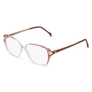 Fielmann ROW Fielmann COMFORT 121 FLEX CL Damen-Brille inkl. Gläser Vollrand Eckig Kunststoff-Gestell 52mm/13mm/130mm, transparent