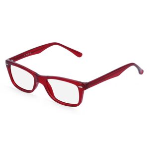 Fielmann ROW Fielmann MC 467 CL Unisex-Brille inkl. Gläser Vollrand Eckig Propionat-Gestell 50mm/17mm/135mm, rot