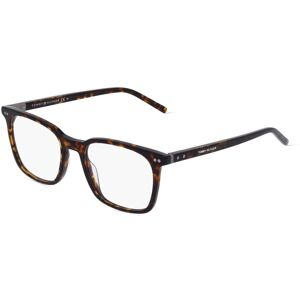 Safilo Tommy Hilfiger TH1942 Herren-Brille inkl. Gläser Vollrand Eckig Bio-Acetat-Gestell 52mm/19mm/150mm, braun