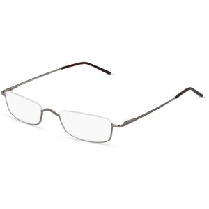 Fielmann ROW Fielmann TITANIUM 193 FLEX CL Unisex-Brille inkl. Gläser Nylor Schmal Titan-Gestell 49mm/21mm/145mm, grau