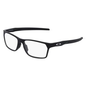 Luxottica Oakley OX8032 Herren-Brille inkl. Gläser Vollrand Eckig Kunststoff-Gestell 57mm/17mm/141mm, schwarz