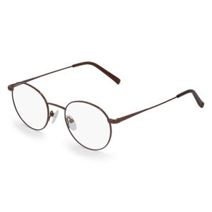 Fielmann ROW Fielmann BD 424 CL Damen-Brille inkl. Gläser Vollrand Rund Edelstahl-Gestell 52mm/20mm/145mm, braun