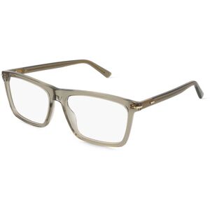 Kering Eyewear Gucci GG1445O Herren-Brille inkl. Gläser Vollrand Eckig Acetat-Gestell 56mm/17mm/145mm, braun