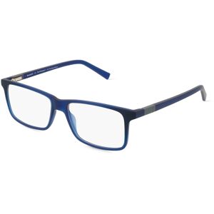 Marcolin Deutschland Timberland TB1765 Unisex-Brille inkl. Gläser Vollrand Rechteckig Kunststoff-Gestell 54mm/16mm/145mm, blau