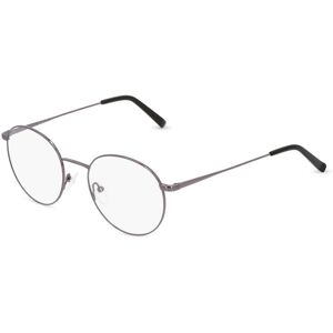 Fielmann ROW Fielmann BD 424 CL Damen-Brille inkl. Gläser Vollrand Rund Edelstahl-Gestell 52mm/20mm/145mm, grau