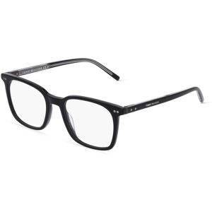 Safilo Tommy Hilfiger TH1942 Herren-Brille inkl. Gläser Vollrand Eckig Acetat-Gestell 52mm/19mm/150mm, schwarz