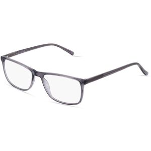 Fielmann ROW Fielmann ABC 063 CL Herren-Brille inkl. Gläser Vollrand Eckig Acetat-Gestell 56mm/17mm/145mm, grau