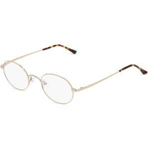 Fielmann ROW Fielmann BD 503 CL Unisex-Brille inkl. Gläser Vollrand Oval Edelstahl-Gestell 48mm/22mm/140mm, gold