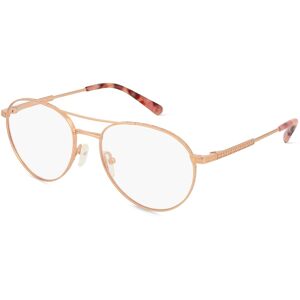 Luxottica Michael Kors MK3069 EDGARTOWN Damen-Brille inkl. Gläser Vollrand Rund Metall-Gestell 54mm/17mm/140mm, pink