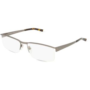 Fielmann ROW Fielmann TITANIUM 176 FLEX CL Herren-Brille inkl. Gläser Nylor Eckig Titan-Gestell 56mm/17mm/135mm, grau