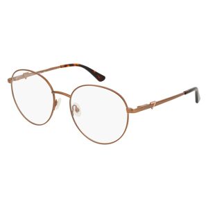 Marcolin Deutschland Guess GU2812 Unisex-Brille inkl. Gläser Vollrand Rund Metall-Gestell 55mm/18mm/140mm, braun