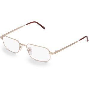 Fielmann ROW Fielmann MC 312 TR Herren-Brille inkl. Gläser Vollrand Eckig Metall-Gestell 51mm/17mm/135mm, gold