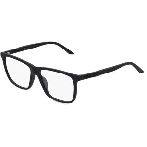 Kering Eyewear Puma PU0334O Unisex-Brille inkl. Gläser Vollrand Eckig Kunststoff-Gestell 58mm/14mm/145mm, schwarz