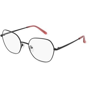 Fielmann ROW Fielmann BD 540 FA Damen-Brille inkl. Gläser Vollrand Butterfly Edelstahl-Gestell 55mm/19mm/145mm, Schwarz