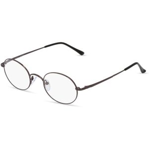 Fielmann ROW Fielmann BD 503 CL Unisex-Brille inkl. Gläser Vollrand Oval Edelstahl-Gestell 48mm/22mm/140mm, grau