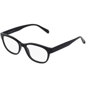 Fielmann ROW Fielmann BD 537 CL Damen-Brille inkl. Gläser Vollrand Oval Propionat-Gestell 51mm/18mm/140mm, Schwarz