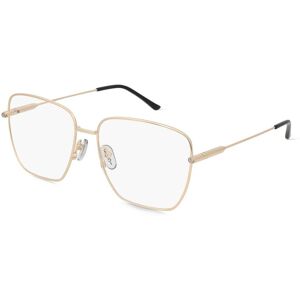 Kering Eyewear Gucci GG1414O Damen-Brille inkl. Gläser Vollrand Eckig Metall-Gestell 58mm/16mm/145mm, gold