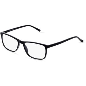 Fielmann ROW Fielmann ABC 063 CL Herren-Brille inkl. Gläser Vollrand Eckig Acetat-Gestell 56mm/17mm/145mm, schwarz