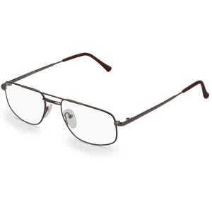 Fielmann ROW Fielmann MC 196 TR Herren-Brille inkl. Gläser Vollrand Eckig Metall-Gestell 55mm/19mm/145mm, grau