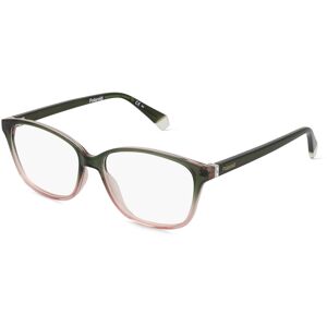 Safilo Polaroid PLD D466 Damen-Brille inkl. Gläser Vollrand Cateye Kunststoff-Gestell 55mm/15mm/145mm, grün